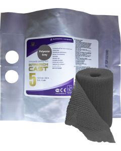 Buy Polymer bandage Intrarich IR-0057, rigid fixation Cast, gray, 12.5 cm х 3.6 m | Online Pharmacy | https://pharm-pills.com