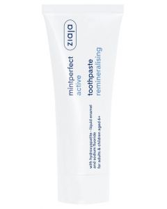 Buy Ziaja Active remineralizing toothpaste with liquid emulsion and children 6+ 'Mint freshness', 75 ml | Online Pharmacy | https://pharm-pills.com