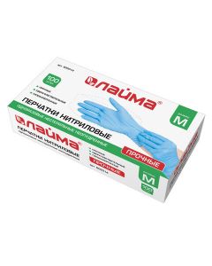 Buy Nitrile blue gloves, 50 pairs (100 pieces), powder-free, durable, size M (medium ), LIMA, 605014 | Online Pharmacy | https://pharm-pills.com