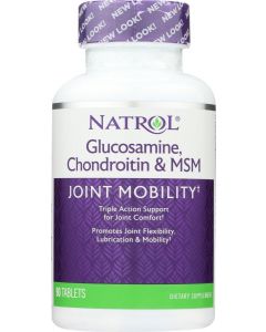 Buy Natrol, Glucosamine Chondroitin & Natrol MSM, 90 Tablets | Online Pharmacy | https://pharm-pills.com