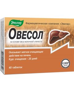 Buy Oatsol for the liver tab. p / o 0.25g No. 40 (dietary supplement) | Online Pharmacy | https://pharm-pills.com