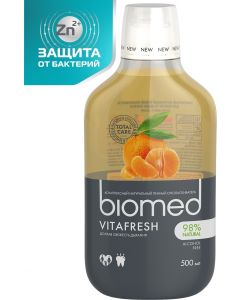 Buy Biomed Vitafresh Mouthwash, antibacterial, citrus, 500 ml | Online Pharmacy | https://pharm-pills.com