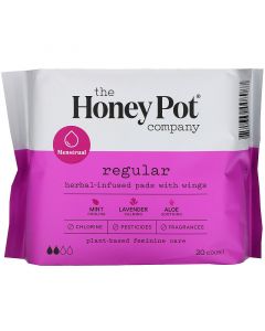 Buy The Honey Pot Company, pads with wings, herbal 20 pieces | Online Pharmacy | https://pharm-pills.com