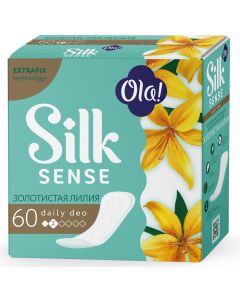 Buy Ola! Silk Sense DAILY DEO Panty liners, Golden Lily 60 pcs. | Online Pharmacy | https://pharm-pills.com