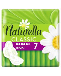 Buy Feminine hygiene Naturella Classic 'Camomile Night Single' pads, with wings, 7 pcs | Online Pharmacy | https://pharm-pills.com