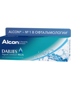 Buy Alcon Dailies AquaComfort Plus contact lenses Daily , -0.50 / 14 / 8.7, 30 pcs. | Online Pharmacy | https://pharm-pills.com