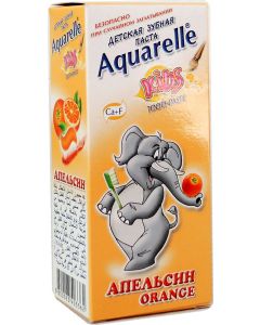 Buy AQUARELLE KIDS Children's toothpaste, orange flavor, 50 ml | Online Pharmacy | https://pharm-pills.com