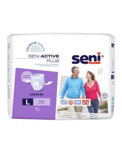 Buy Urological briefs Seni Active Plus, for moderate to severe incontinence, size L (3), 10 pcs | Online Pharmacy | https://pharm-pills.com