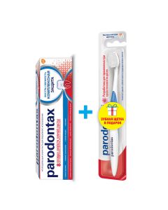 Buy Parodontax toothpaste Comprehensive protection, 75 ml + toothbrush | Online Pharmacy | https://pharm-pills.com