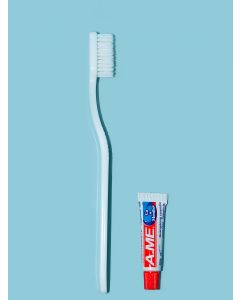 Buy Disposable toothbrush 10 pcs. + toothpaste 6 gr. 10 pieces. | Online Pharmacy | https://pharm-pills.com