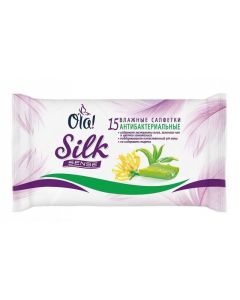 Buy OLA! Silk Sense Wet Cleansing Wipes for Makeup Removal 15 pcs  | Online Pharmacy | https://pharm-pills.com