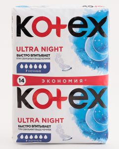 Buy Kotex Ultra Net Night hygiene pads, 14 pcs | Online Pharmacy | https://pharm-pills.com