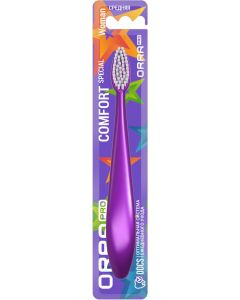 Buy Toothbrush ORRAPRO Comfort special woman, medium hard, assorted | Online Pharmacy | https://pharm-pills.com