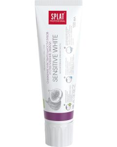 Buy Toothpaste Splat Sensitive White whitening and reducing the sensitivity of teeth with fig extract 100 ml | Online Pharmacy | https://pharm-pills.com