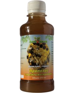 Buy NPK lemongrass. 'Balm-syrup Propolis with taiga herbs' Immunity. ARVI prevention. 250 ml. | Online Pharmacy | https://pharm-pills.com