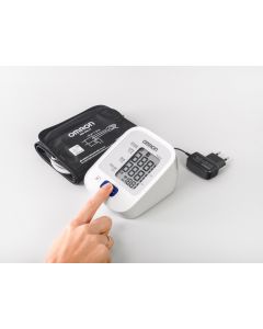 Buy Omron M2 Basic blood pressure monitor automatic with adapter and multi-size cuff 22-42 cm, with intelligent measurement technology Intellisense | Online Pharmacy | https://pharm-pills.com