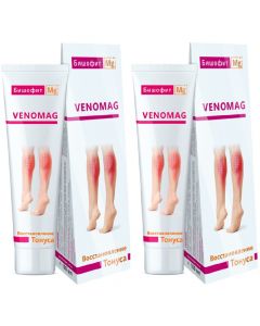 Buy Ekobiz Venovazin VENOMAG MG ++ Venotonic mineral gel 100 ml. Set of 2 | Online Pharmacy | https://pharm-pills.com