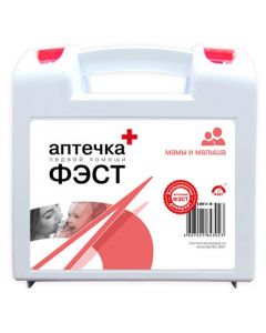 Buy Home first-aid kit 'FEST' for mom and baby, economy, plastic case | Online Pharmacy | https://pharm-pills.com