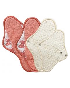 Buy Ecolavanda reusable sanitary pads: Set '4 sizes, peach', 4 pcs. | Online Pharmacy | https://pharm-pills.com