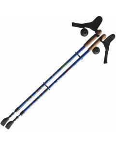 Buy Е 0673 Walking stick for 'Scandinavian' walking (110-140cm) (blue / red) | Online Pharmacy | https://pharm-pills.com