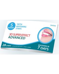 Buy Teeth Whitening Strips Shomi Shomi Sbudjet 3D Super Effect Advanced 7 Days Teeth Whitening Strips | Online Pharmacy | https://pharm-pills.com