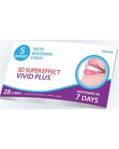 Buy Teeth Whitening Strips Shomi Shomi Sbudjet 3D Super Effect Vivid Plus 7 Days Teeth Whitening Strips | Online Pharmacy | https://pharm-pills.com