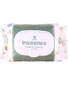 Buy Wet wipes for children Inseense, with Aloe Vera, 88 pcs | Online Pharmacy | https://pharm-pills.com