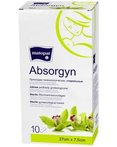 Buy MATOPAT Absorgyn sanitary pads, sterile, 27 x 7.5 cm, 10 pcs | Online Pharmacy | https://pharm-pills.com