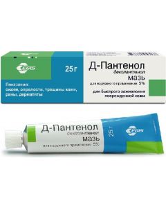 Buy D-Panthenol ointment for external use. approx. 5% tube 25g | Online Pharmacy | https://pharm-pills.com