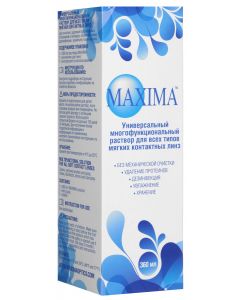 Buy Maxima Solution for contact lenses with container, 360 ml | Online Pharmacy | https://pharm-pills.com