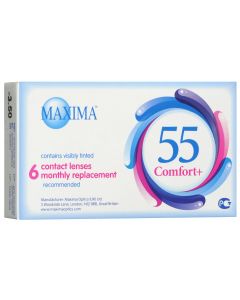 Buy Contact lenses Maxima Optics Maxima contact lenses 55 Comfort Plus 6pcs / 8.6 Monthly, -3.50 / 14.2 / 8.6, 6 pcs. | Online Pharmacy | https://pharm-pills.com