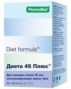 Buy Diet formula 'Diet 45 plus' tab. # 60 (BAA) | Online Pharmacy | https://pharm-pills.com