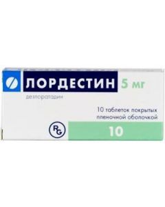 Buy Lordestin tab. p / o film. 5mg # 10 | Online Pharmacy | https://pharm-pills.com