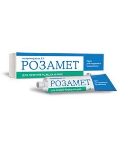 Buy Rosamet (metronidazole) cream 1% tube 25 g  | Online Pharmacy | https://pharm-pills.com