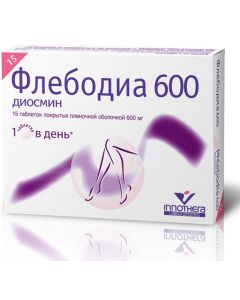 Buy Phlebodia 600 tab. p / o captivity. 600mg # 15  | Online Pharmacy | https://pharm-pills.com