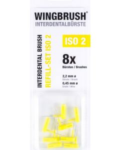 Buy Wingbrush ISO 2 replacement brush set, 8 pcs | Online Pharmacy | https://pharm-pills.com