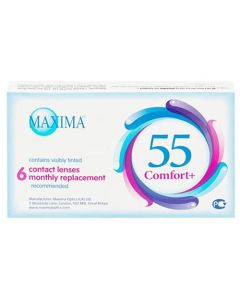 Buy Contact lenses Maxima Optics Maxima contact lenses 55 Comfort Plus 6pcs / 8.6 Monthly, -3.00 / 14.2 / 8.6, 6 pcs. | Online Pharmacy | https://pharm-pills.com