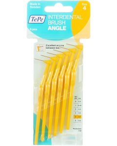 Buy Interdental brushes TePe Interdental Brush Angle, color assorted, diameter 0.7 mm, 6 pcs | Online Pharmacy | https://pharm-pills.com