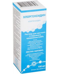 Buy Chlorhexidine solution for local. and outside. approx. 0.05% fl. 100ml | Online Pharmacy | https://pharm-pills.com