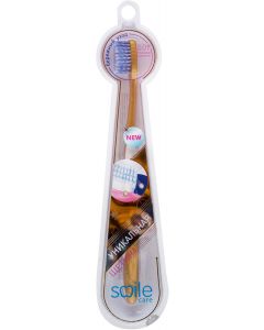 Buy Toothbrush Smile Care U-02 / G medium hard, golden | Online Pharmacy | https://pharm-pills.com