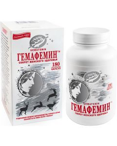 Buy HEMAPHEMIN, women's health, hormonal balance during menopause, vitamins for women, 180 capsules | Online Pharmacy | https://pharm-pills.com