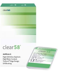 Buy ClearLab Contact Lenses ClearLab Clear Contact Lenses 58/6 pcs / 8.3 / 14.0 Monthly, -5.00 / 14.0 / 8.3, 6 pcs. | Online Pharmacy | https://pharm-pills.com