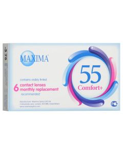 Buy Contact lenses Maxima Optics Maxima contact lenses 55 Comfort Plus 6pcs / 8.6 Monthly, -3.75 / 14.2 / 8.6, 6 pcs. | Online Pharmacy | https://pharm-pills.com