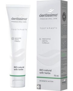 Buy Dentissimo Bio-Natural With Herbs Toothpaste, 75 ml | Online Pharmacy | https://pharm-pills.com