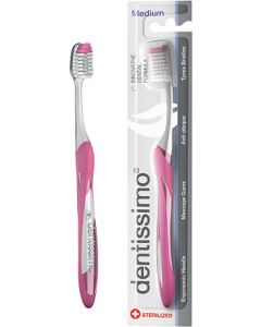 Buy Dentissimo 'Medium' toothbrush, assorted colors | Online Pharmacy | https://pharm-pills.com