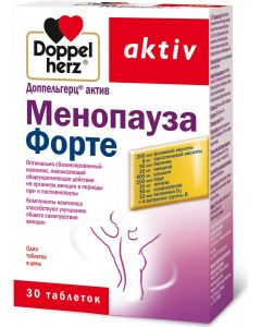 Buy Tablets Doppelherz 'Active Menopause Forte No. 30', 1520 mg | Online Pharmacy | https://pharm-pills.com