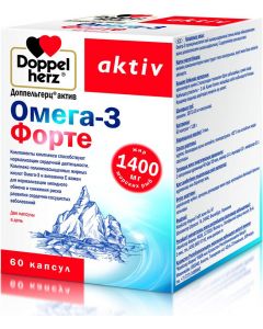 Buy Capsules Doppelherz 'Active OMEGA-3 Forte', 1972.43 mg | Online Pharmacy | https://pharm-pills.com