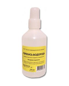 Buy Hydrogen peroxide Solution for local and external use 3% 100 ml | Online Pharmacy | https://pharm-pills.com