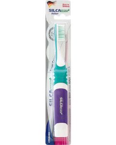 Buy Silca 'Travel-Compact' travel toothbrush, medium hard | Online Pharmacy | https://pharm-pills.com