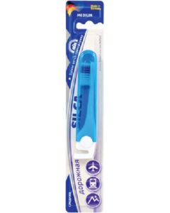 Buy Toothbrush Silcamed 'Road', medium hardness, assorted colors  | Online Pharmacy | https://pharm-pills.com